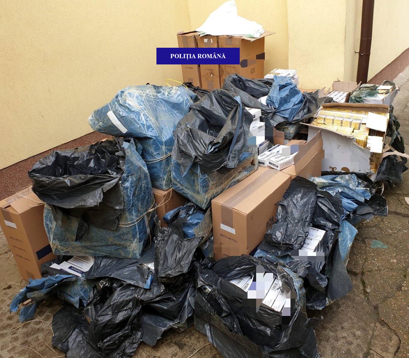 FOTO: Țigări confiscate Băile Felix 28.02.2020