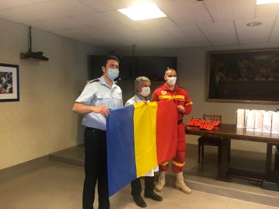 FOTO: Medici români în Italia 26.04.2020