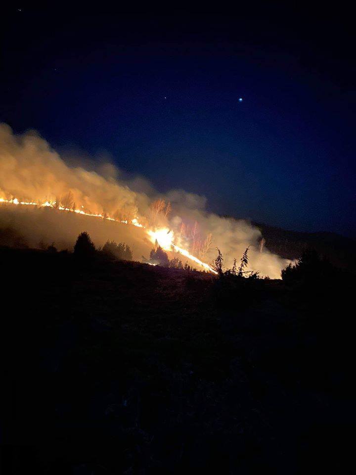 incendiu padure manastirea izbuc