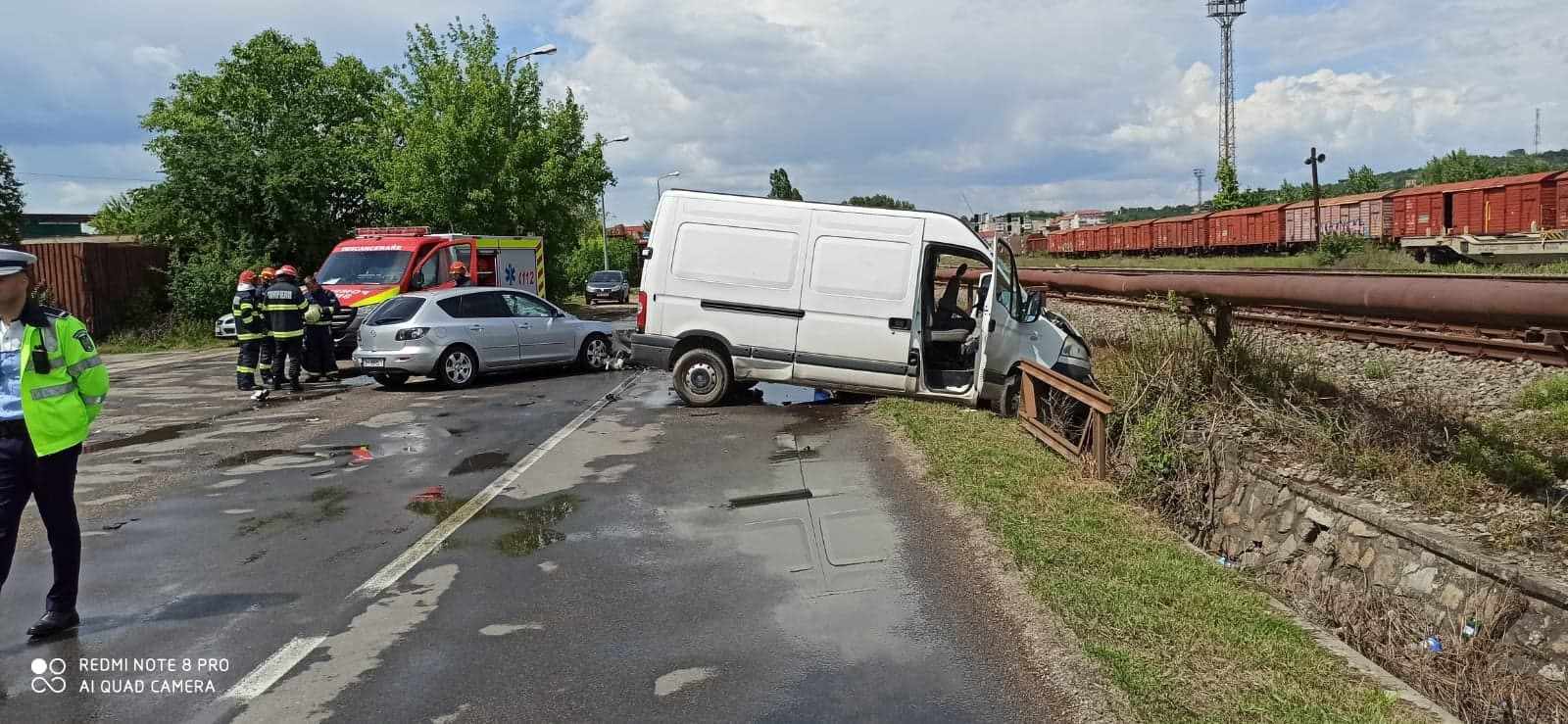 FOTO: Accident pe strada Căii Ferate din Oradea 28.05.2020