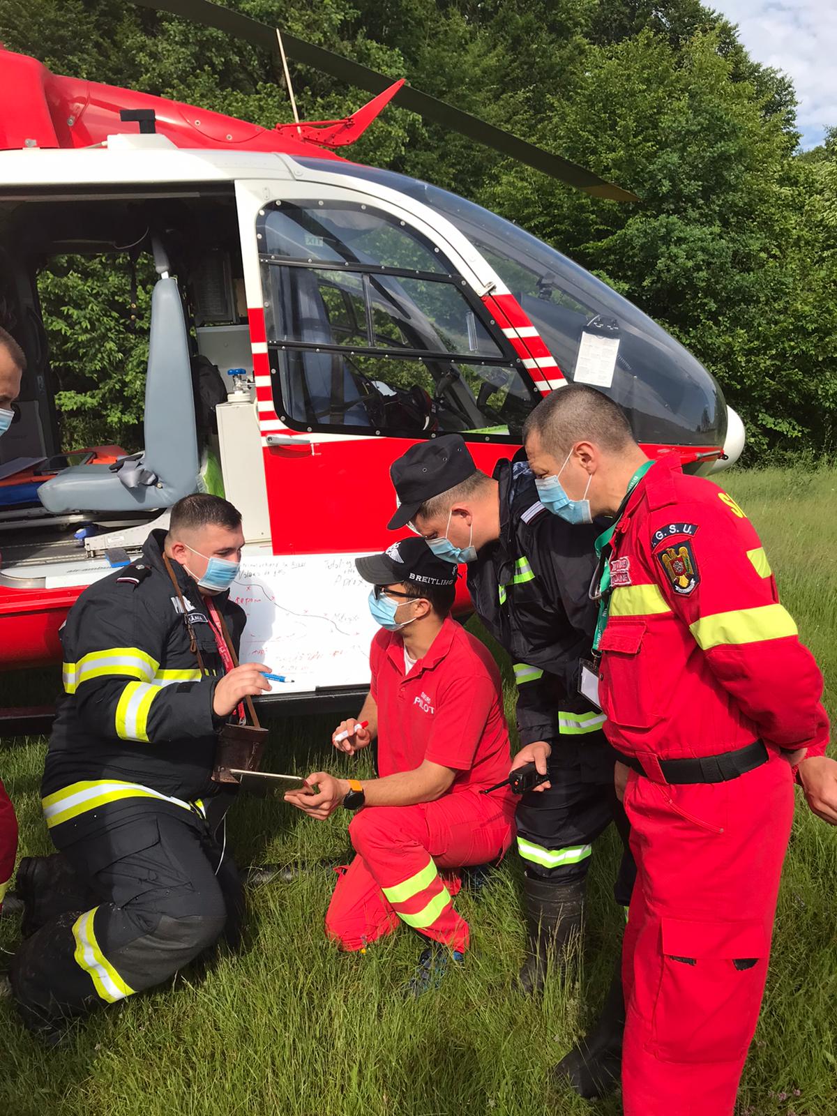 organizare misiune elicopter SMURD 3