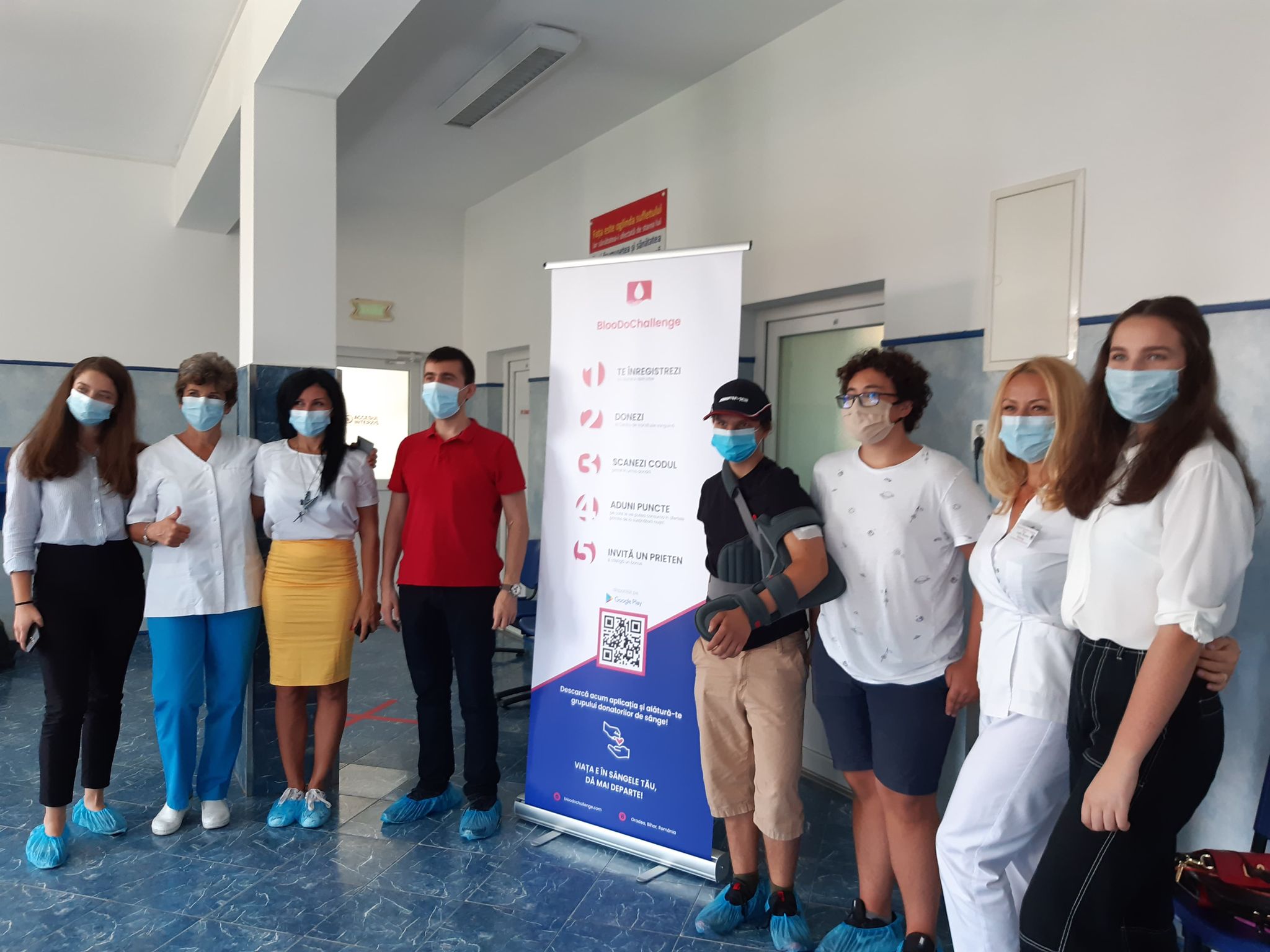 FOTO: Lansare aplicație BlooDooChalenge 26.08.2020