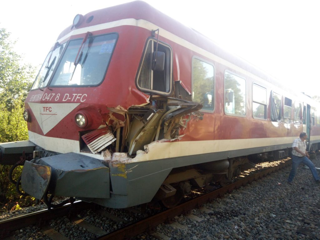 FOTO: Accident feroviar Cluj-Oradea 16.09.2020