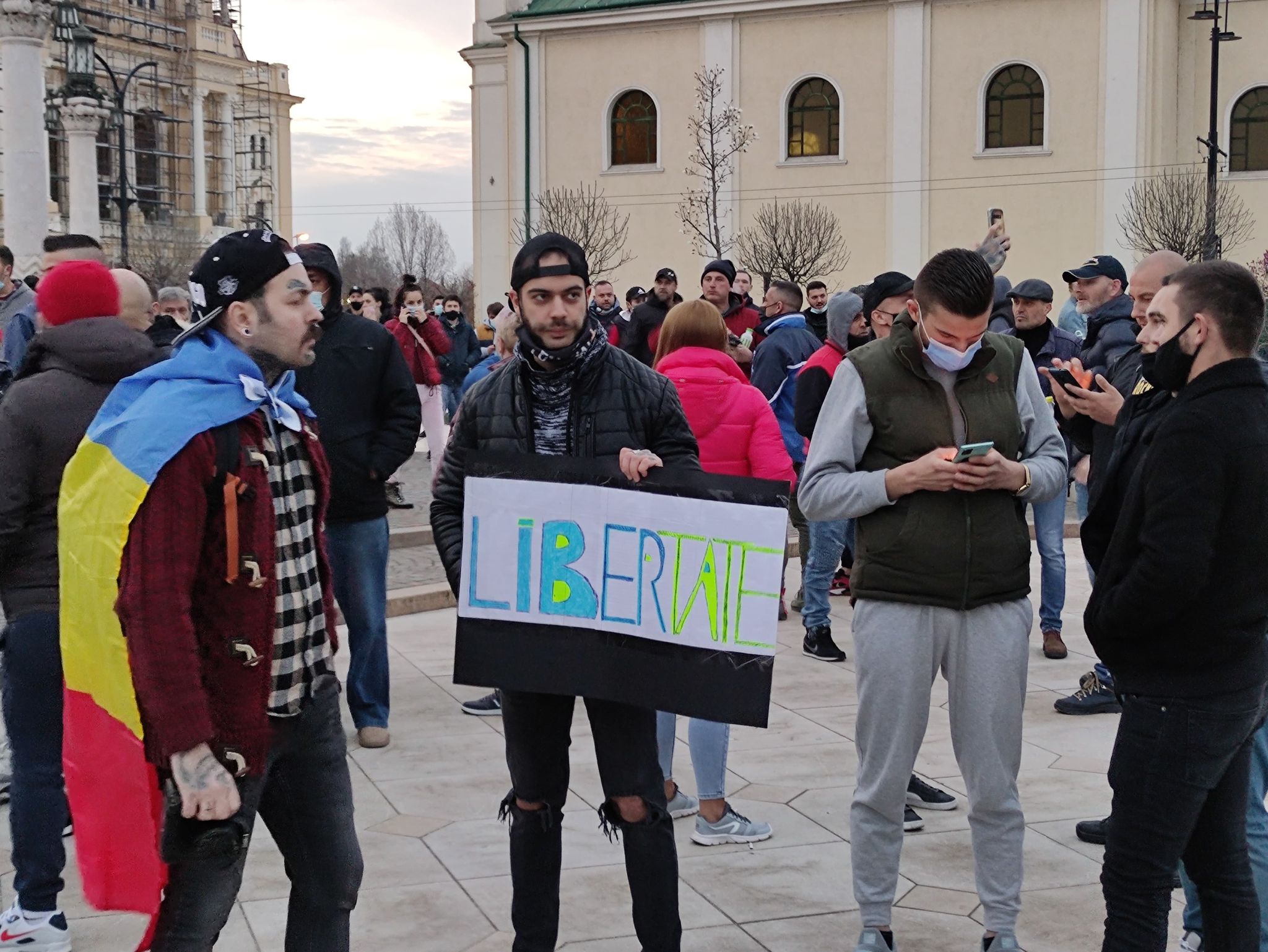 FOTO: Protest față de restricțiile anti Covid-19 29.03.2021