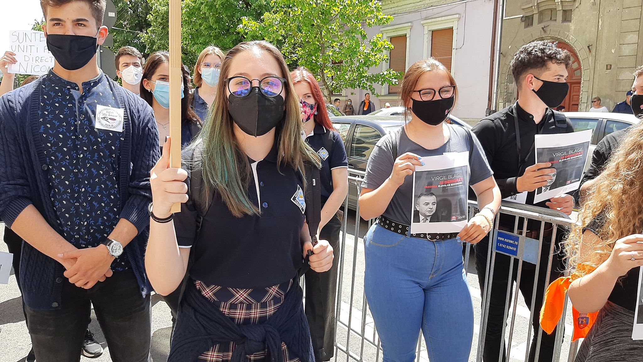 protest elevi gojdu nicoara oradea (4)