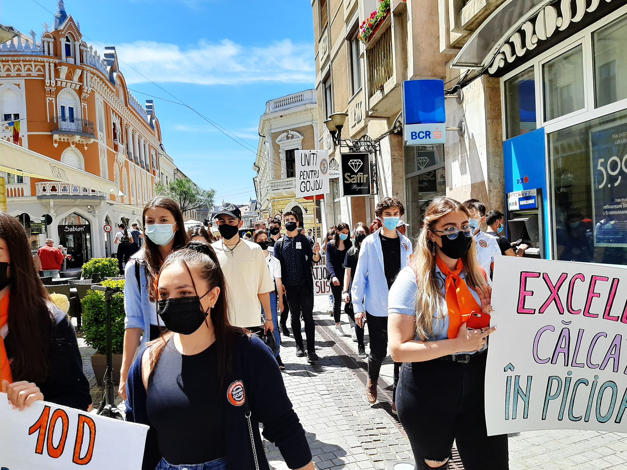 protest elevi gojdu nicoara oradea (13)