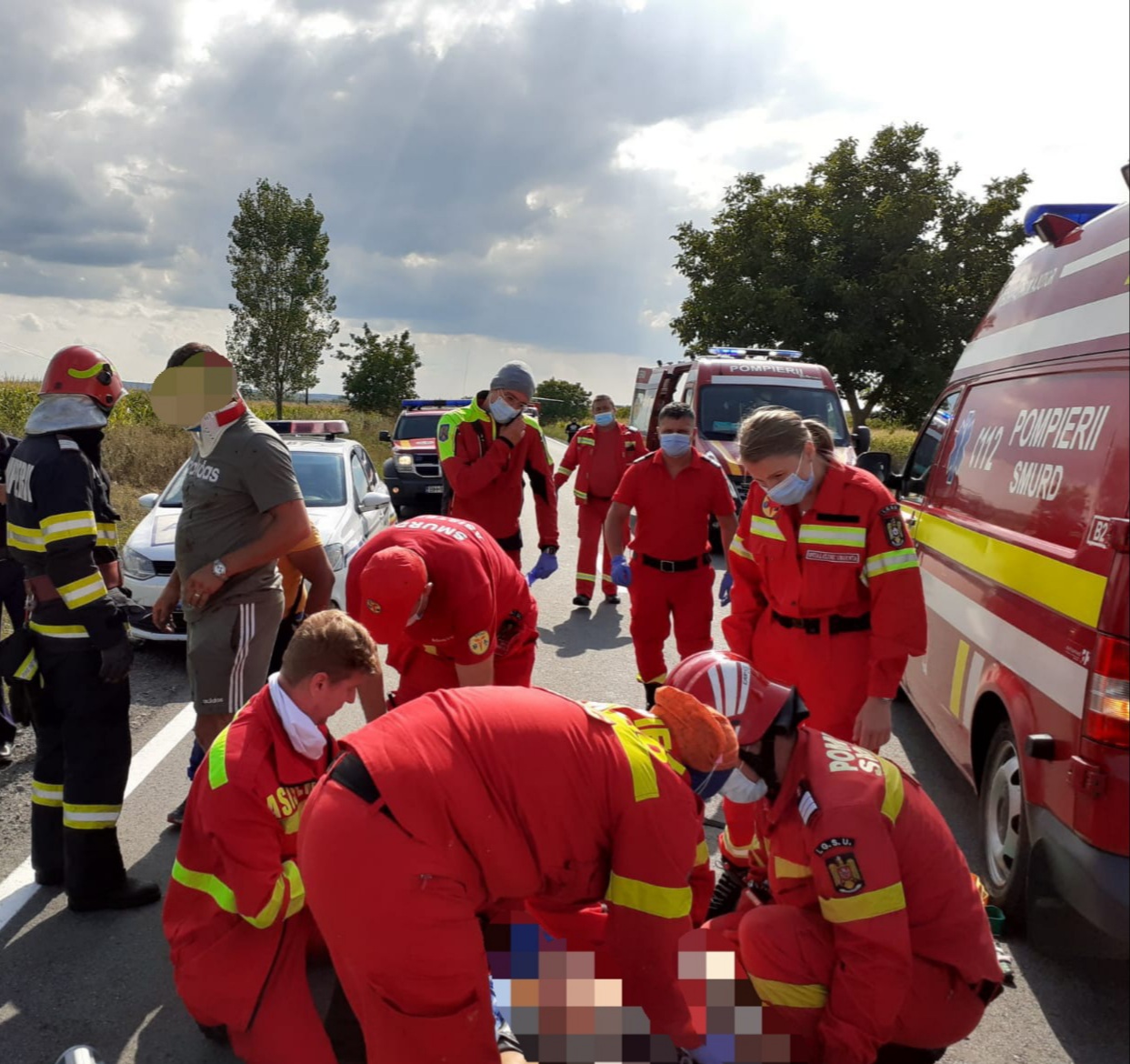 FOTO: Accident mortal DN 19/E 24.08.2021