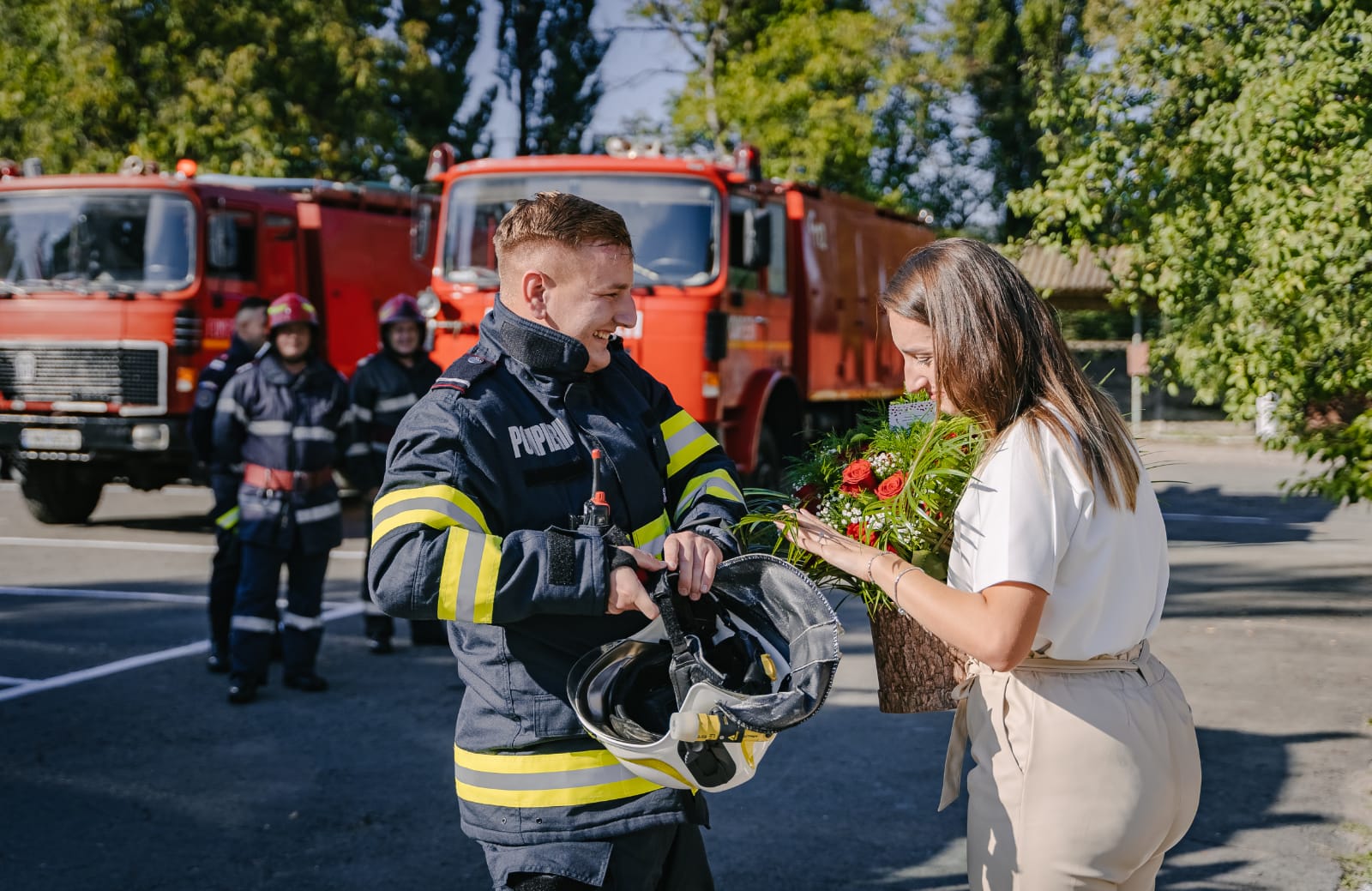 FOTO: Cerere în căsătorie de Ziua Pompierilor 13.09.2021