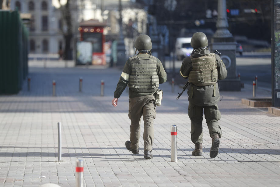 Shelling in Kiev