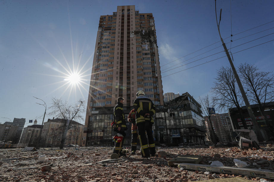 Shelling in Kiev