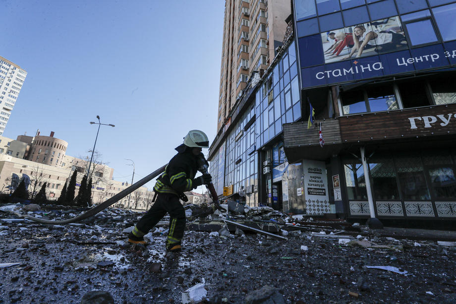 Shelling in Kiev