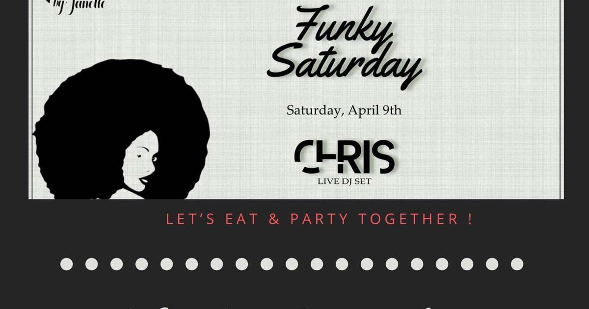 Funky Saturday cu DJ CHRIS, muzică anii 70 și cu aperitive în stil ...