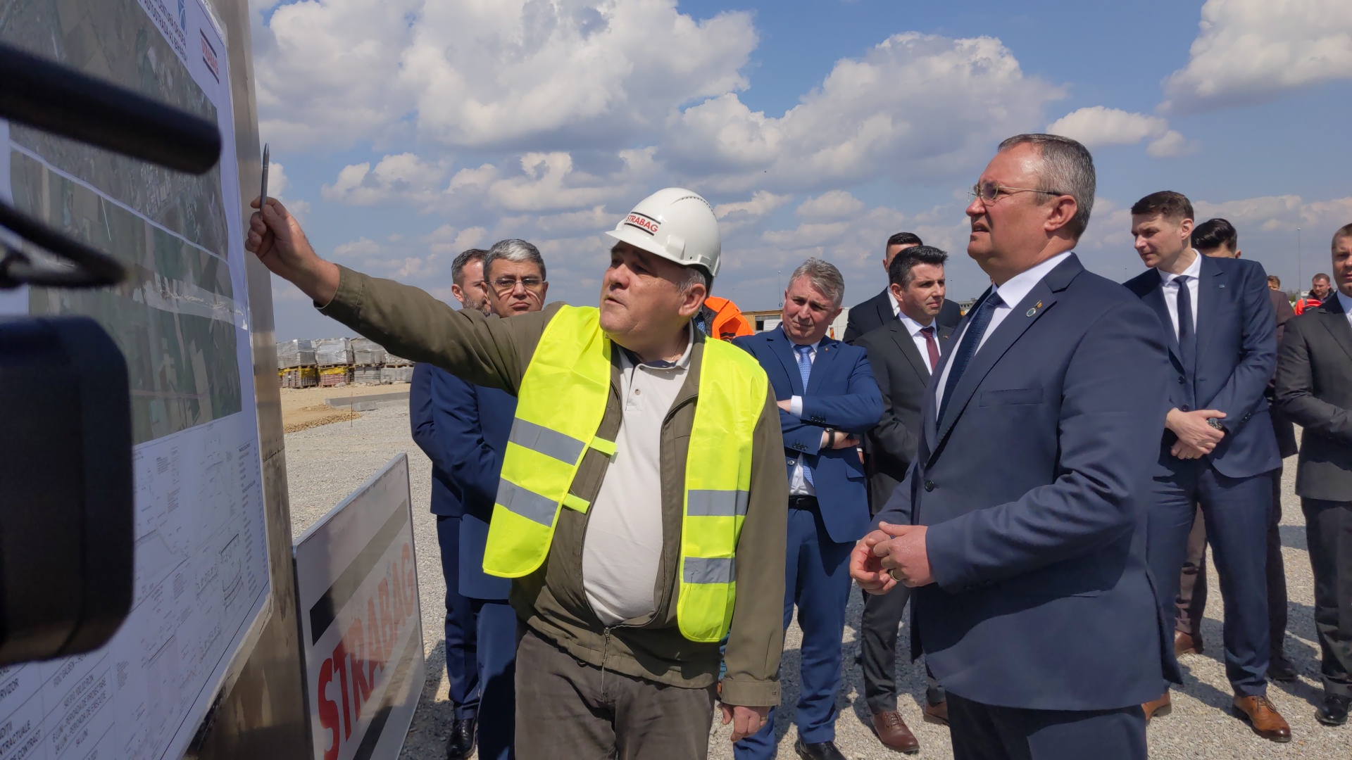 FOTO: Vizită pe șantierul legăturii Oradea - Autostrada A3 20.04.2022