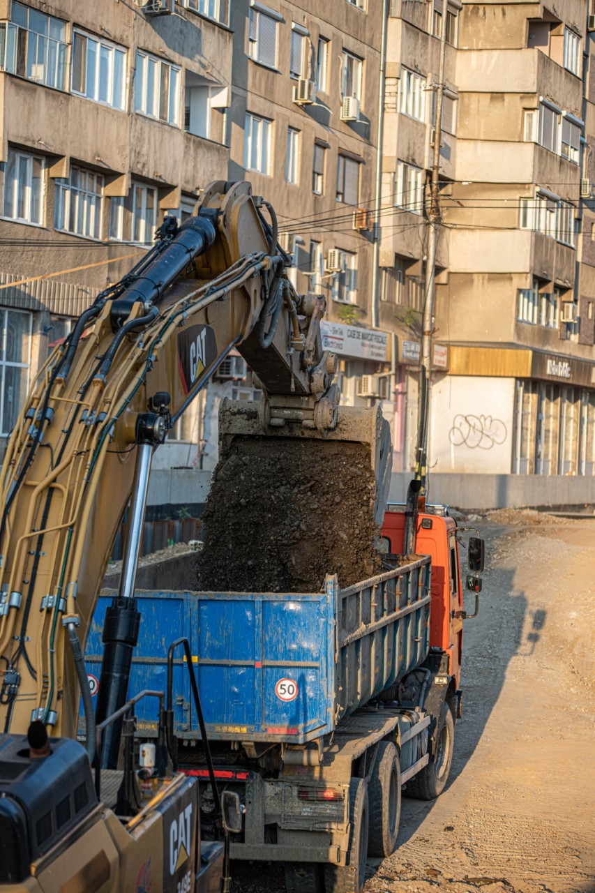 FOTO: Avansează lucrările la pasajul Piața Cetății 10.06.2022