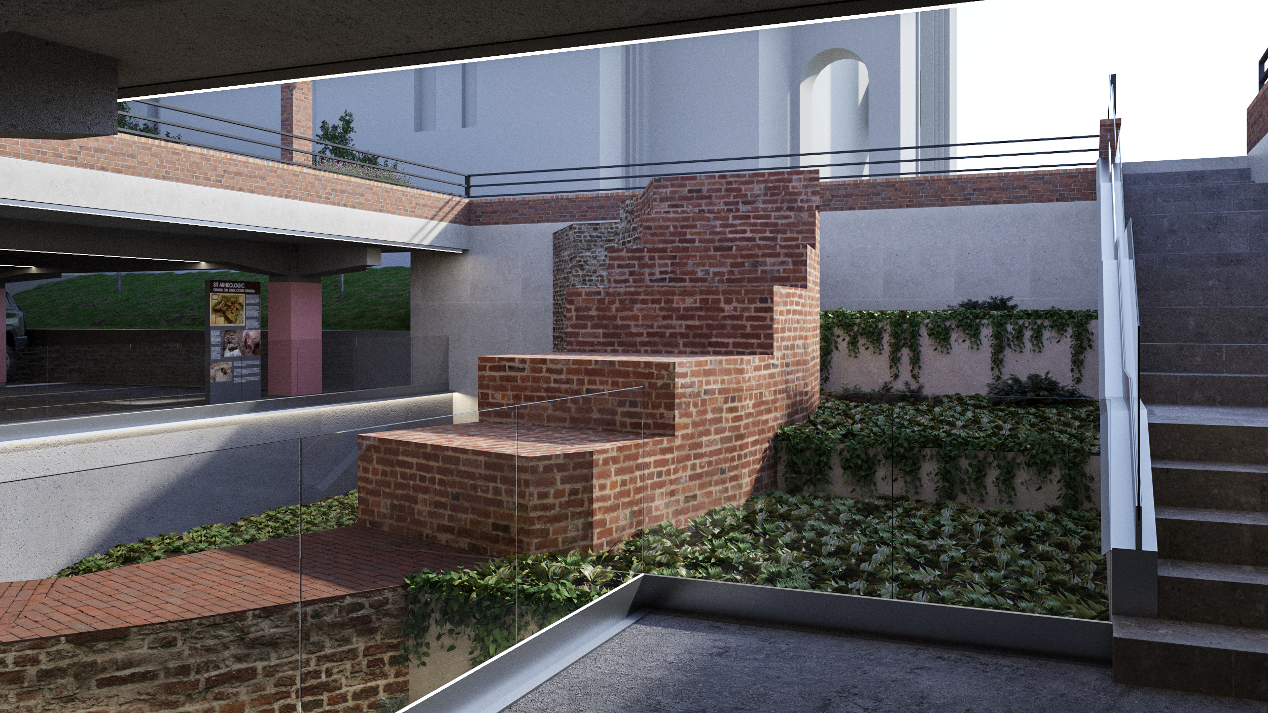 21. Vizualizare 3D - etapa 2022, amenajare propunere