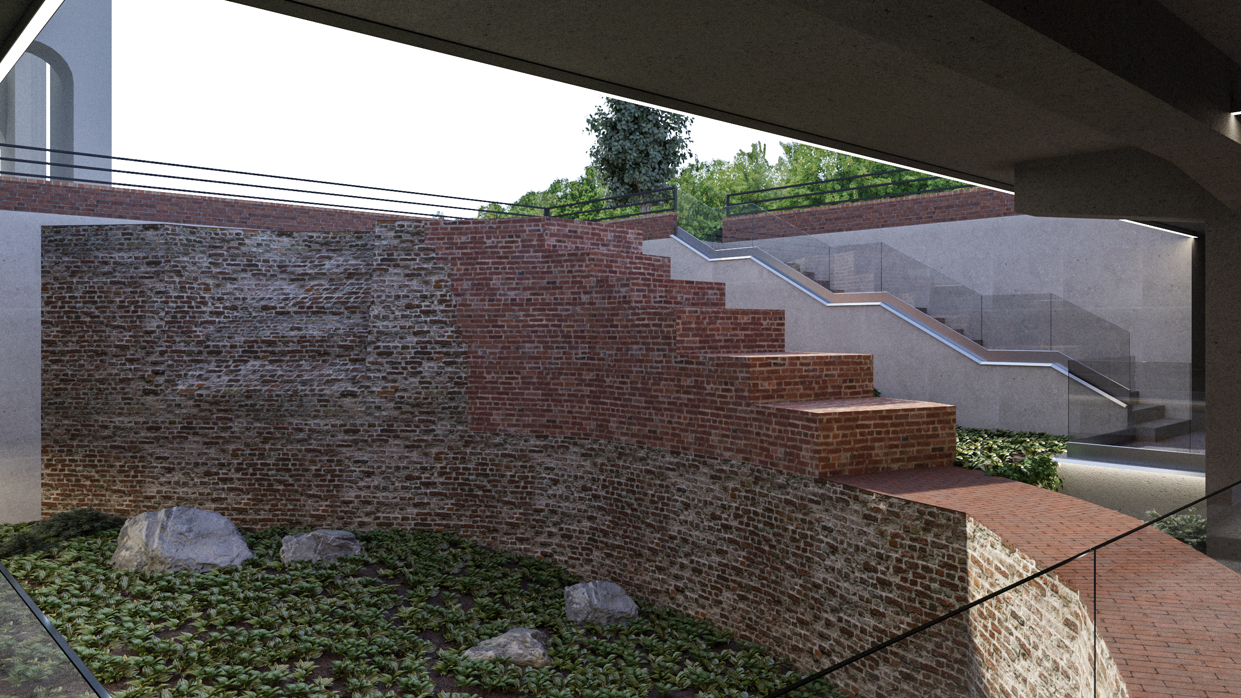 23. Vizualizare 3D - etapa 2022, amenajare propunere