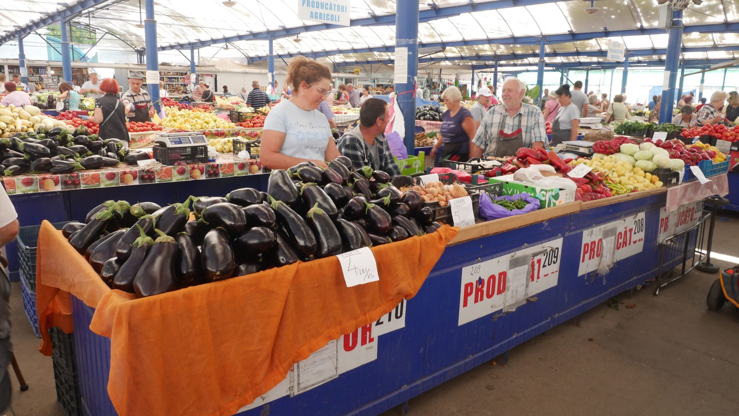 FOTO: Prețul legumelor în Piața Mare 17.08.2022