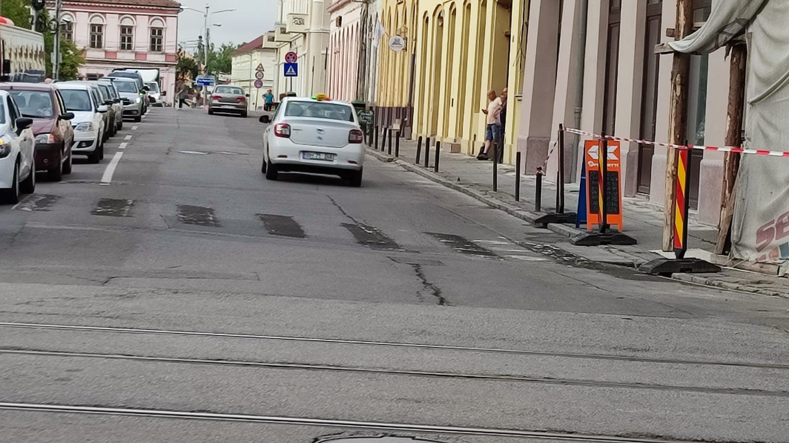 FOTO: Sens giratoriu centru 24.08.2022