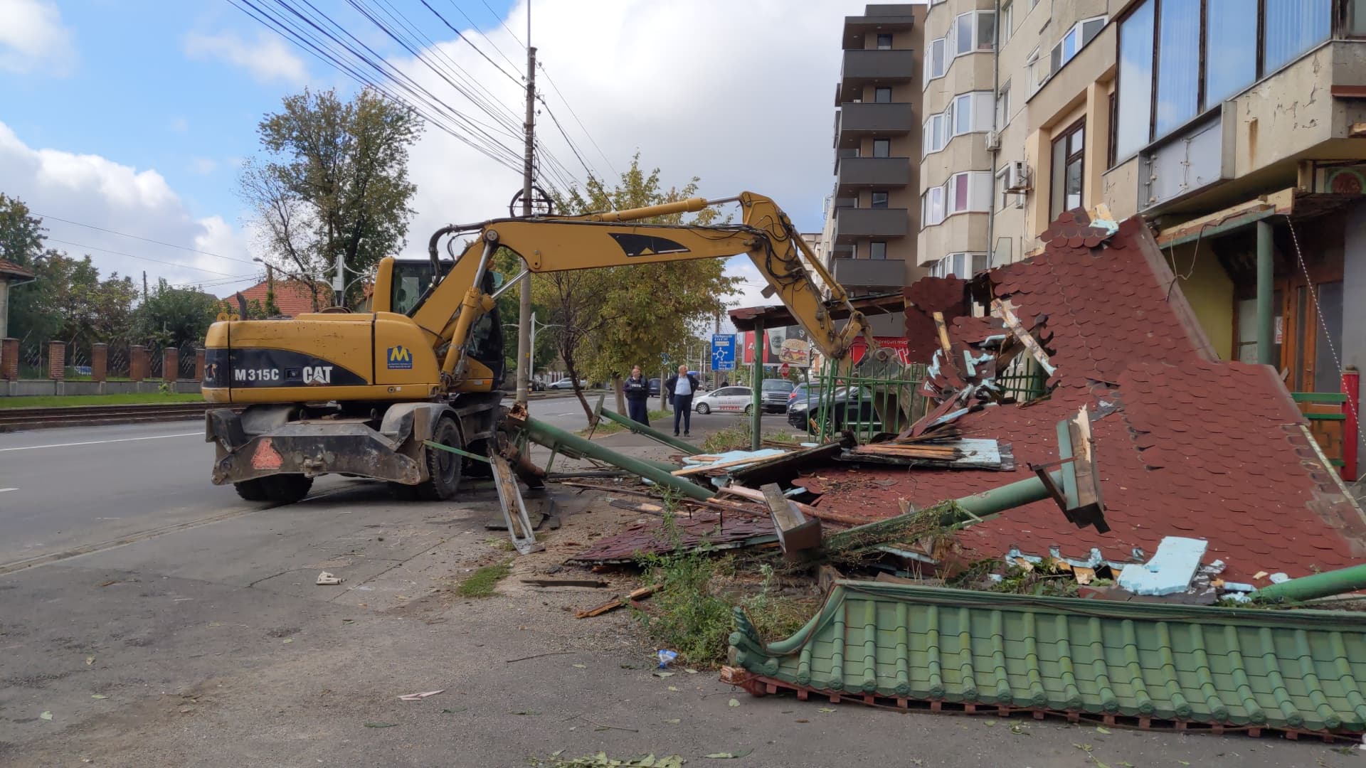 FOTO: Demolare cu scandal în Oradea 20.09.2022