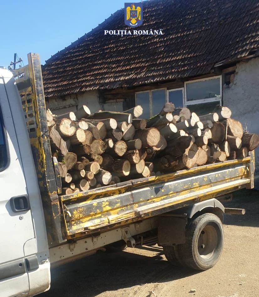 FOTO: Lemne confiscate de către polițiști 06.10.2022