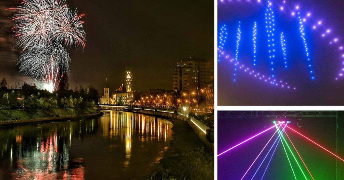 Foc de artificii sau spectacol cu drone? Primăria Oradea a anunțat ...