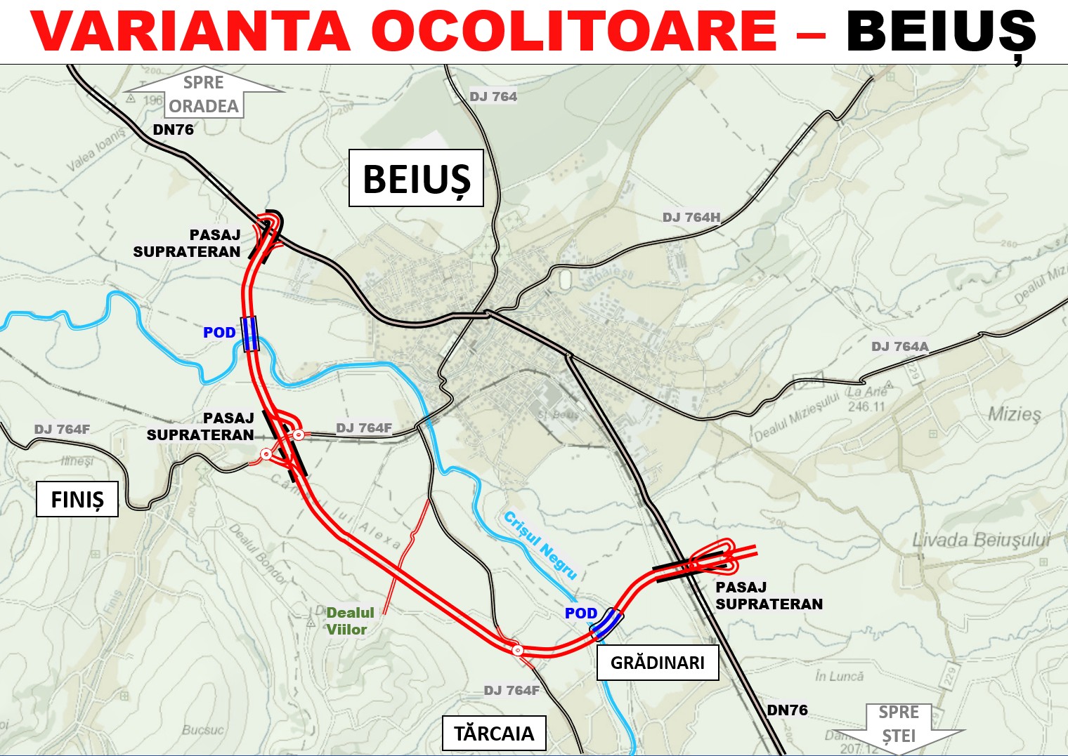 Traseu Centura Beiuș