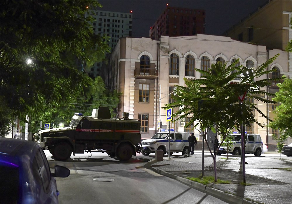 Wagner Group claims control of key sites in Rostov-on-Don