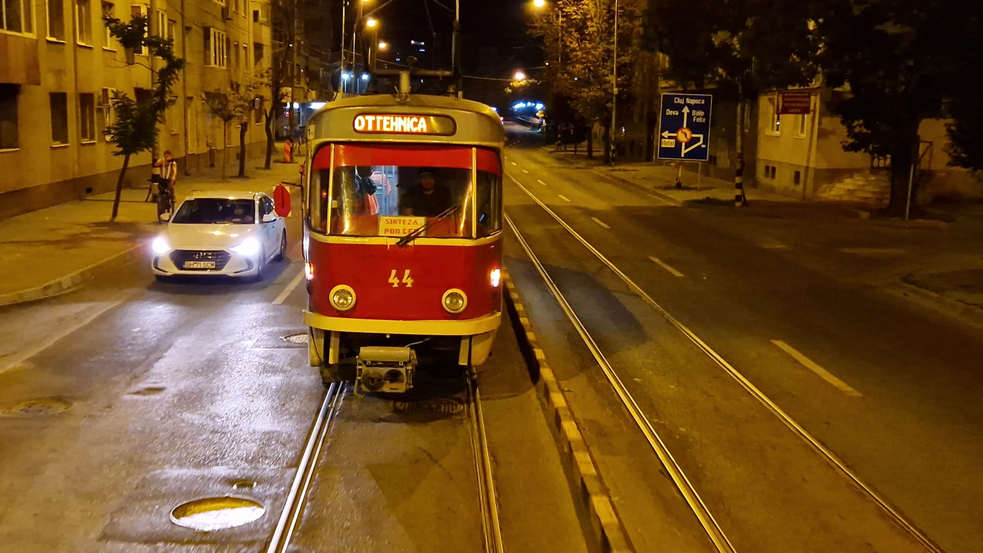 FOTO: Probe traseu linie tramvai Centru Civic 10.09.2023