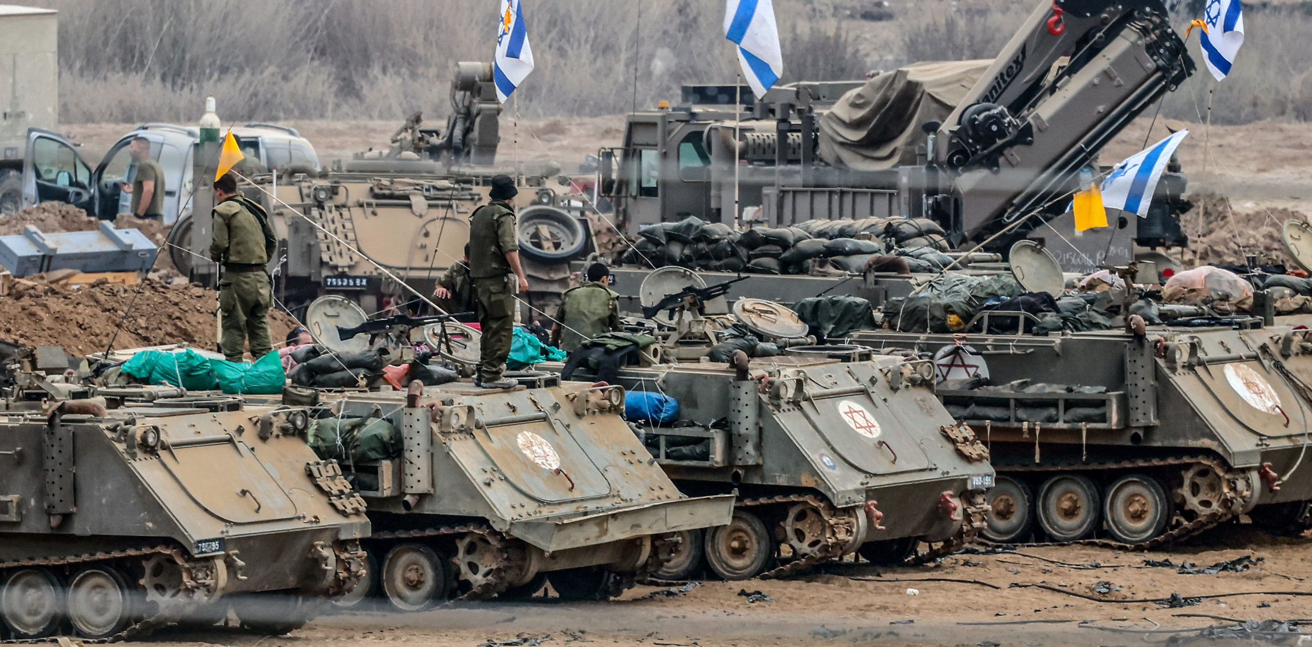 FOTO: Forțele armate israeliene au început invazia terestră, 29.10.2023