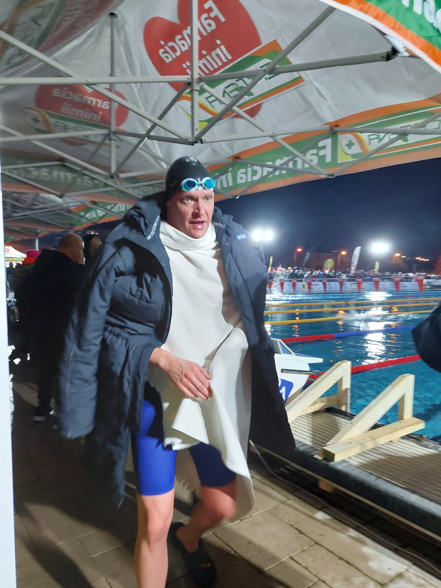 Andreas Waschburger, cel mai bun înotător al Campionatului European de la Oradea FOTO: R.G. NUȚIU
