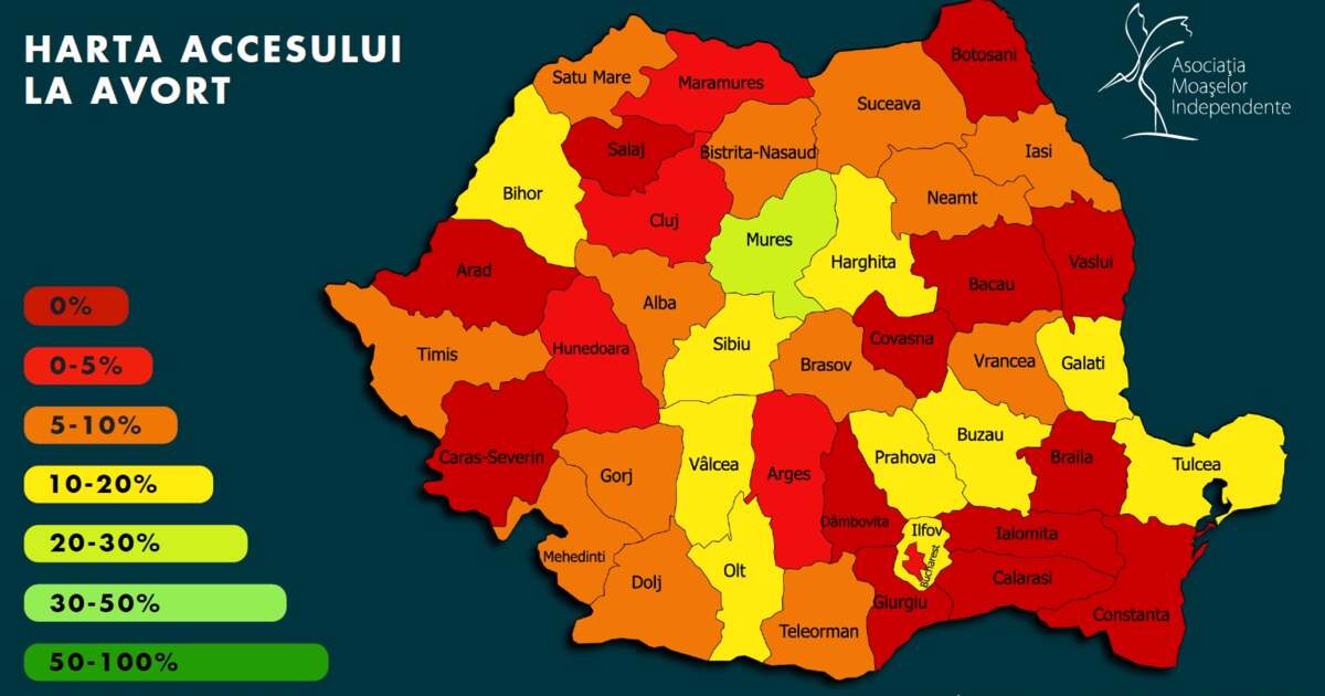 Harta accesului la avort în România. Spital din Bihor: „Nu facem, din ...