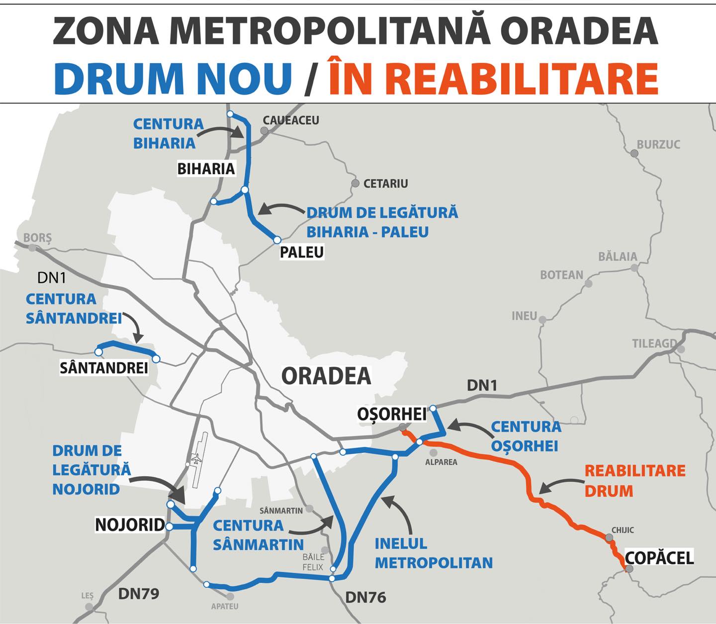 Harta drumuri ZMO