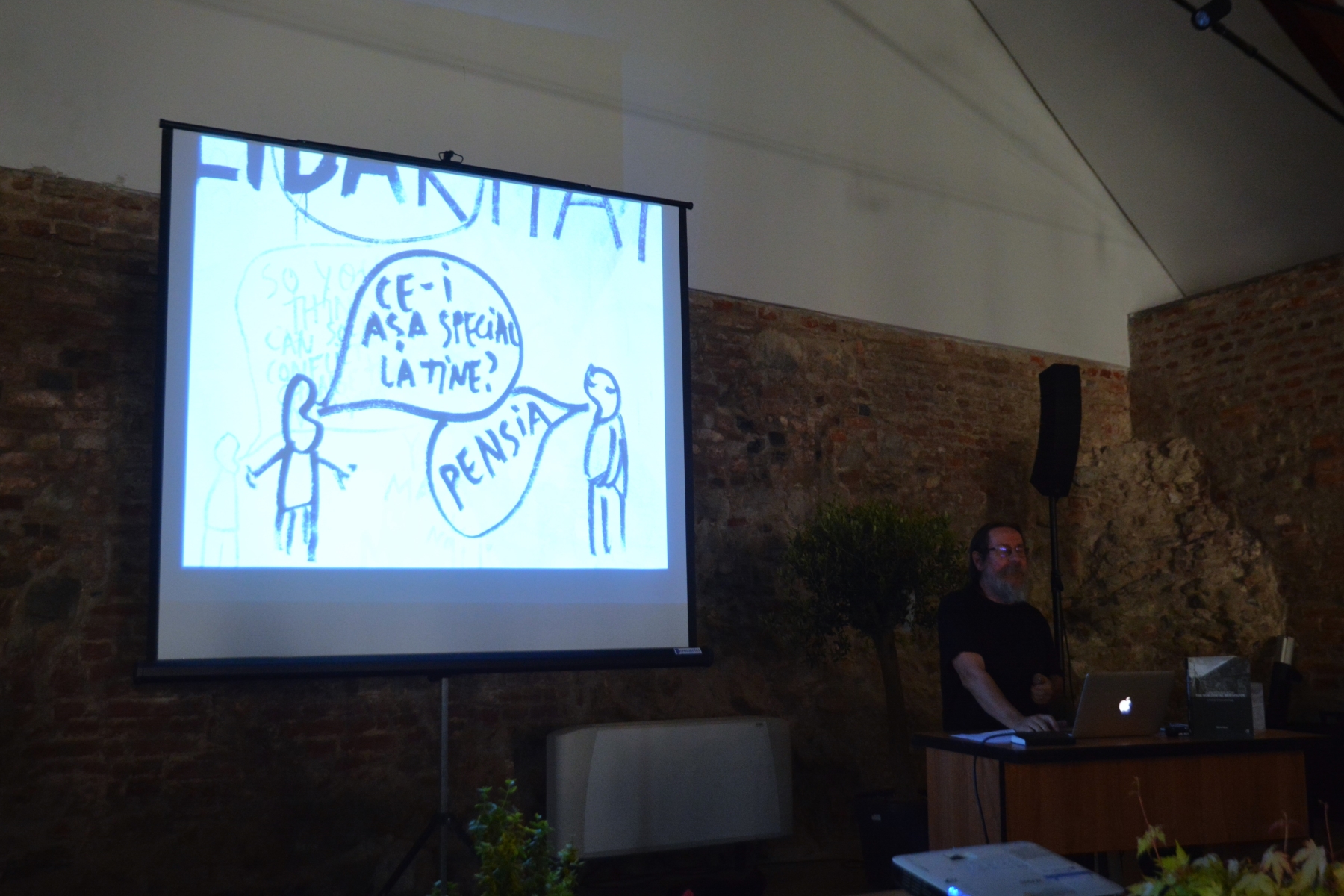 Artist Talk cu Dan Perjovschi la Oradea