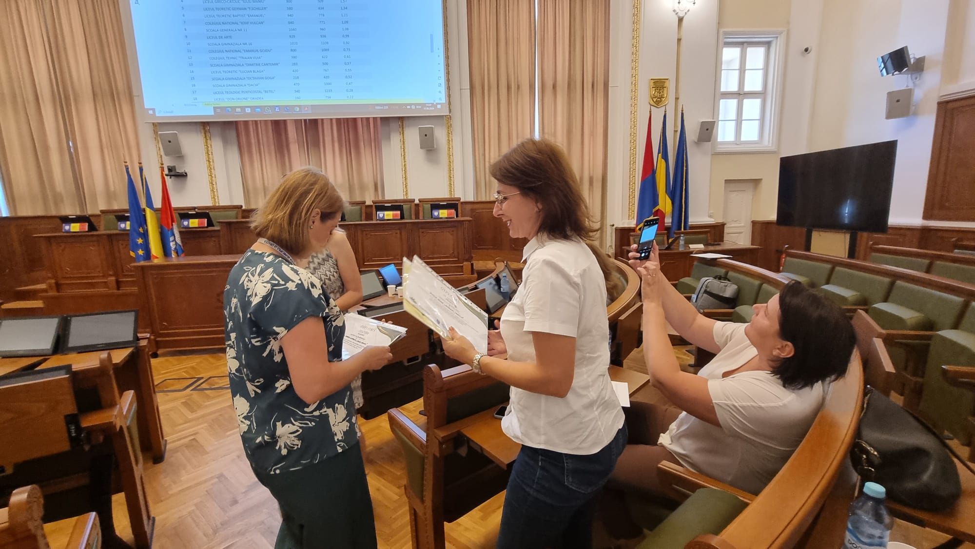 Foto: Felicitări pentru colectarea deșeurilor 17.06.2024