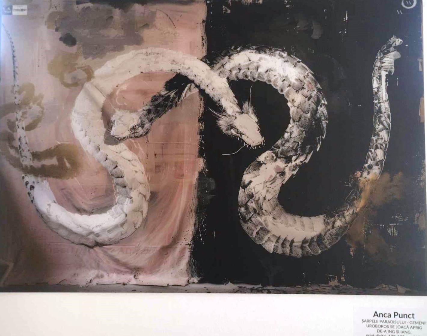 Anca Punct, ȘARPELE PARADISULUI -GEMENII UROBOROS SE JOACĂ APRIG DE-A ING ȘI IANG