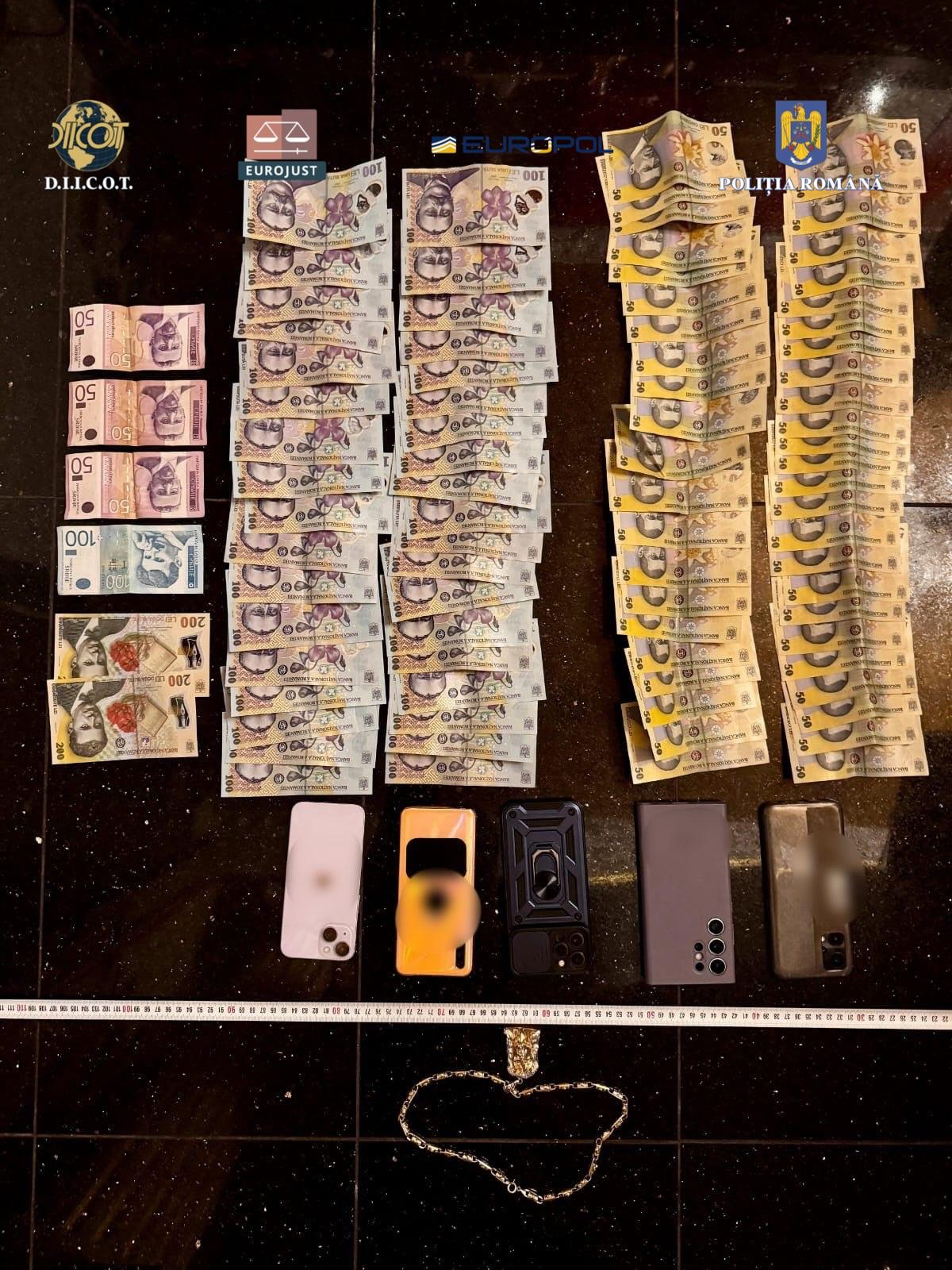 Trafic de medicamente psihoactive 09.02.2025; Foto: DIICOT – Poliția Română - Europol