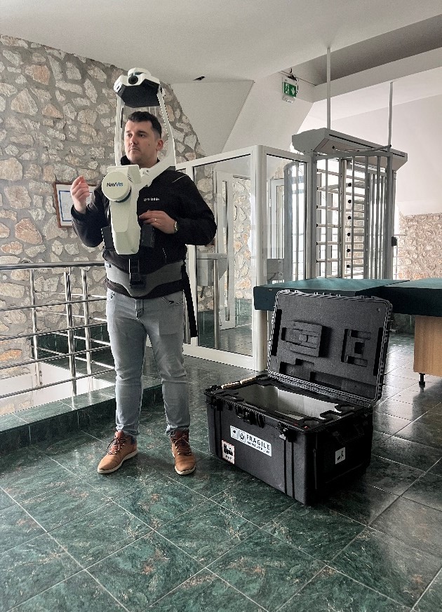 Prima scanare 3D a Peșterii Urșilor 25.03.2025; Foto: UO