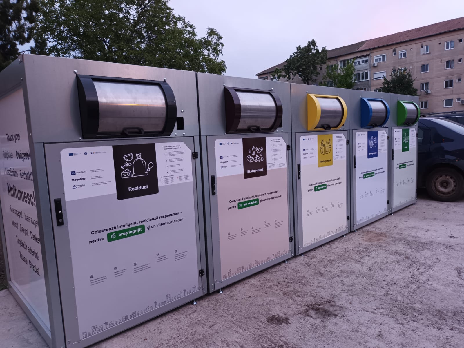 Oradea implementează un nou sistem de insulă ecologică digitalizată pentru managementul deșeurilor pe strada Mehedinți