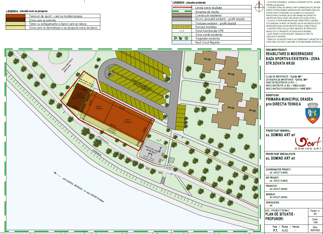 Propunere - Plan de situatie