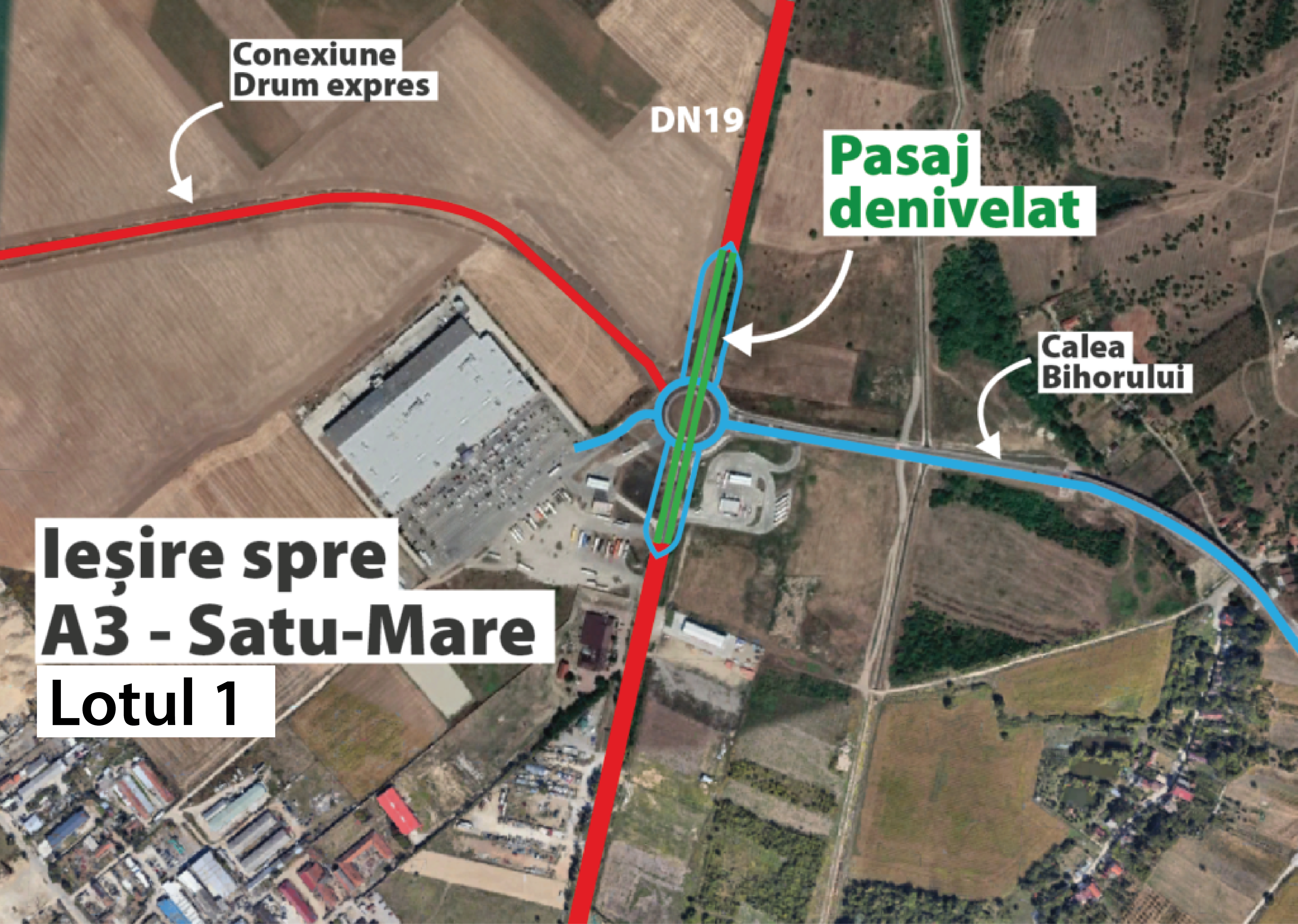 Lot 1 - Pasaj rutier Biharia