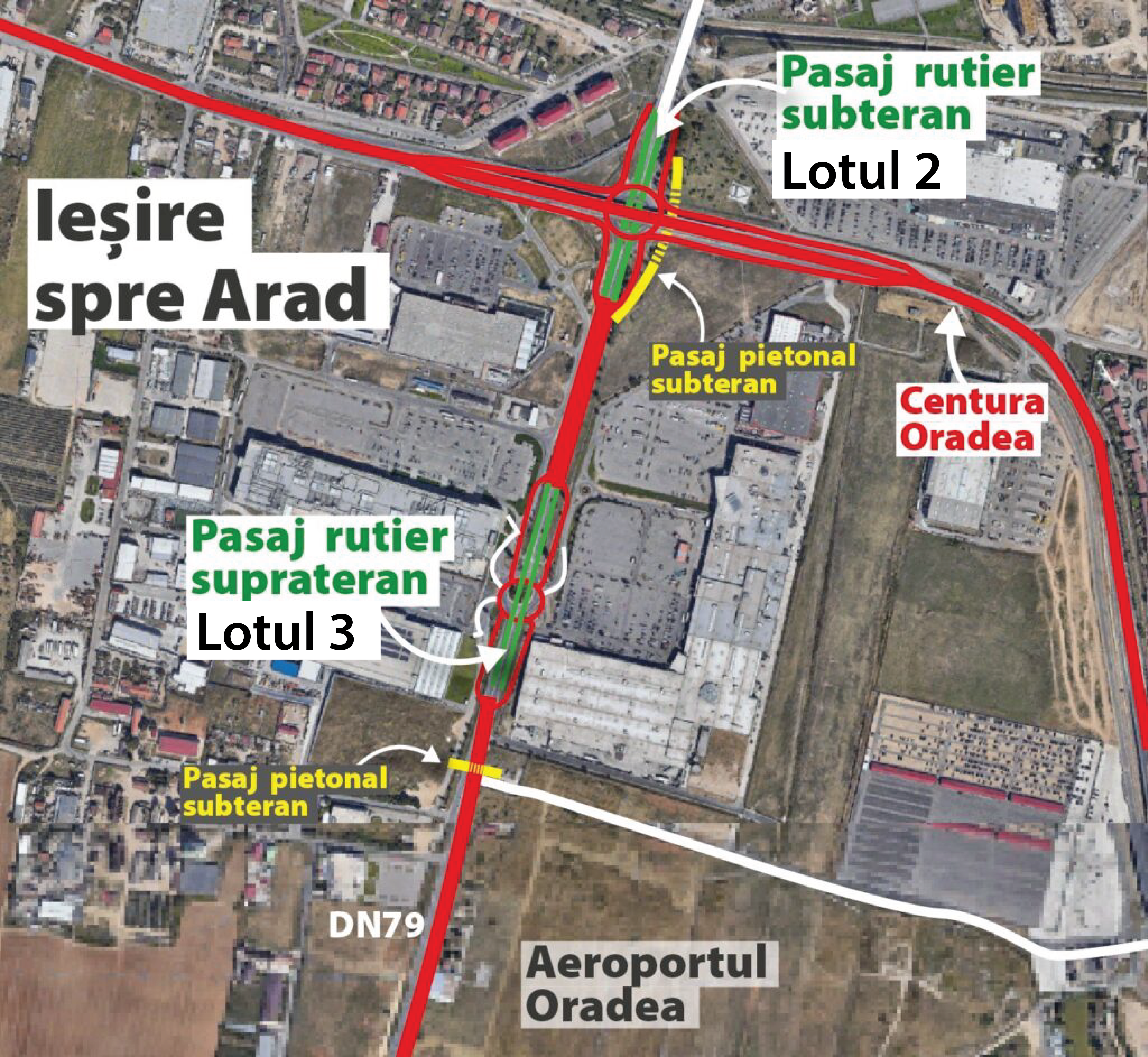 Lot 2 si 3 - pasaje pe Calea Aradului