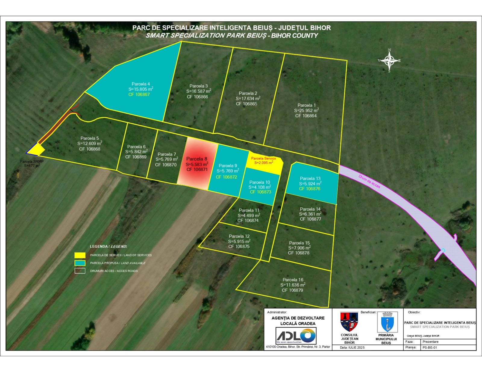 Plan de amplasament PSI Beius