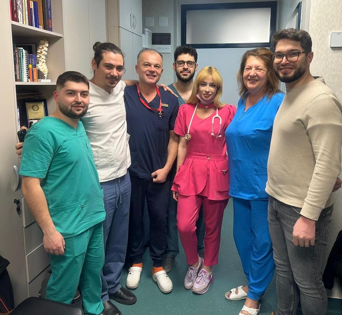 Echipa medicală care se ocupă de prelevarea organelor 13.10.2025; Foto: arhivă personală