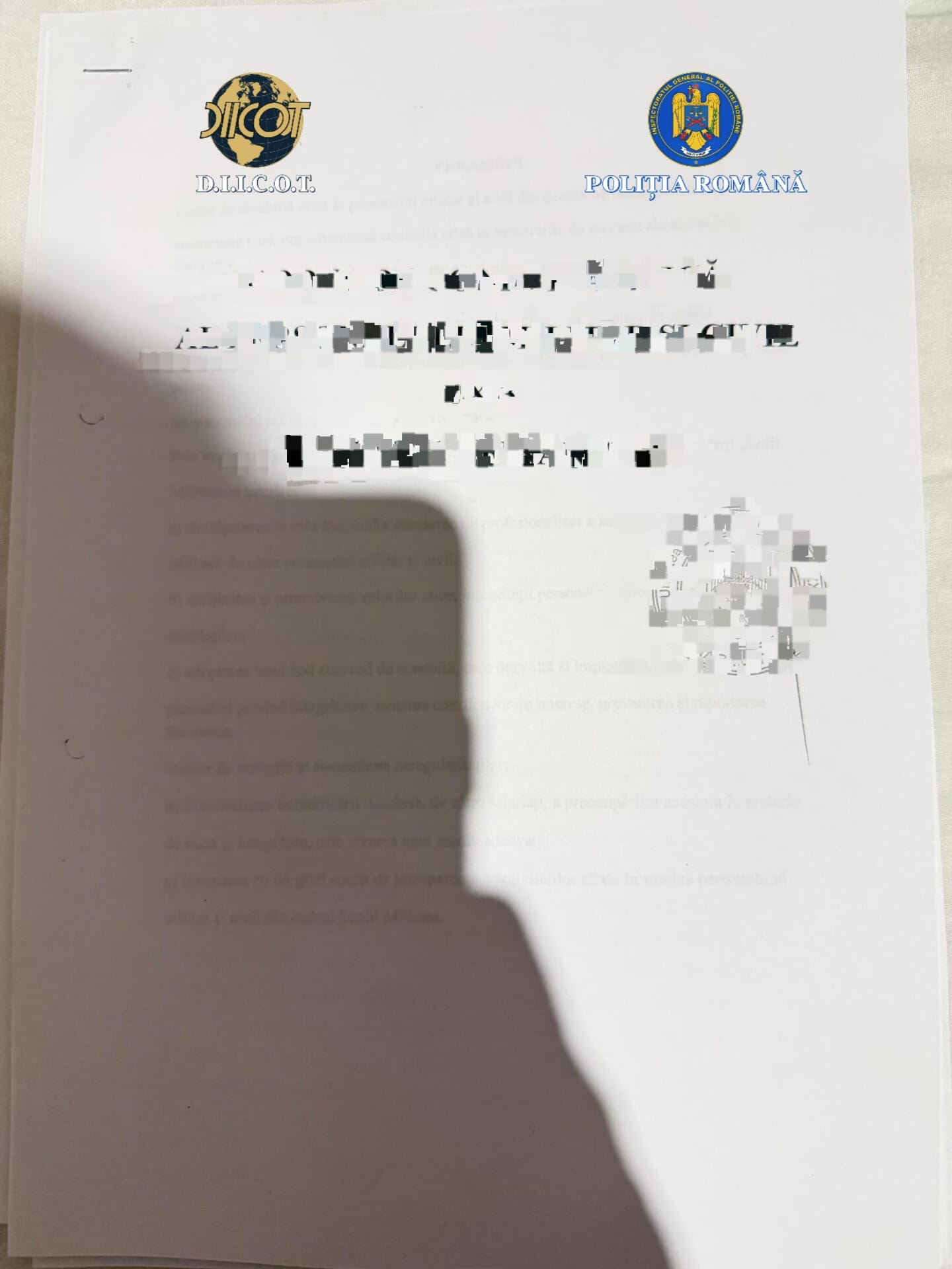 percheziții fals SRI8