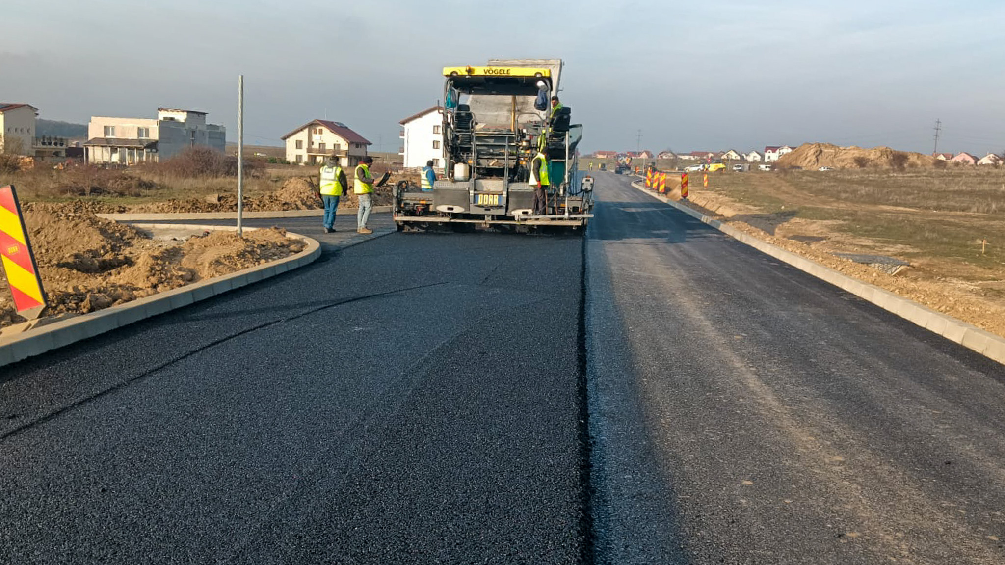 Strat de uzura drum de legatura inelul metropolitan - centura Sanmartin (2)