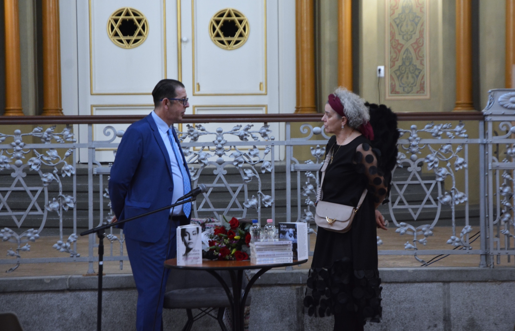 Maia Morgenstern la Sinagoga Sion (1)