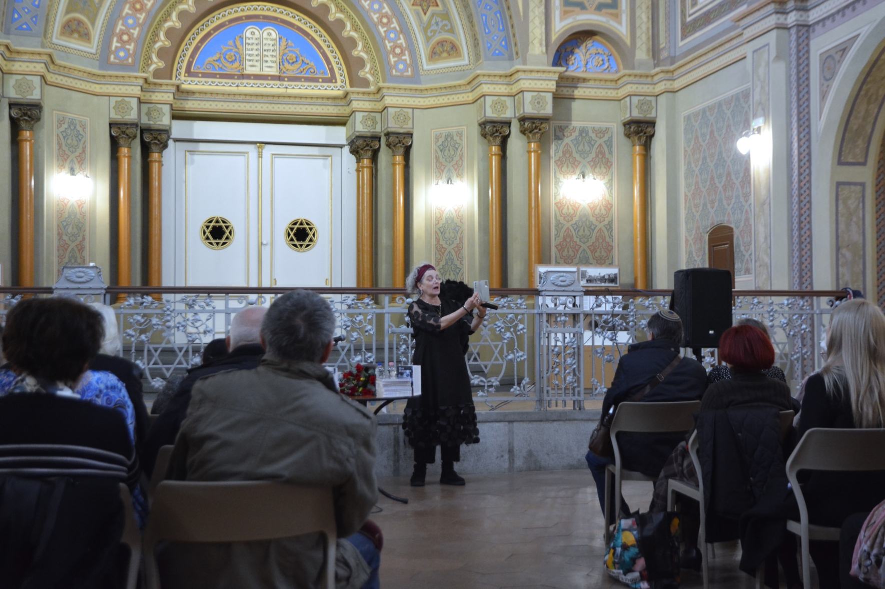 Maia Morgenstern la Sinagoga Sion (17)