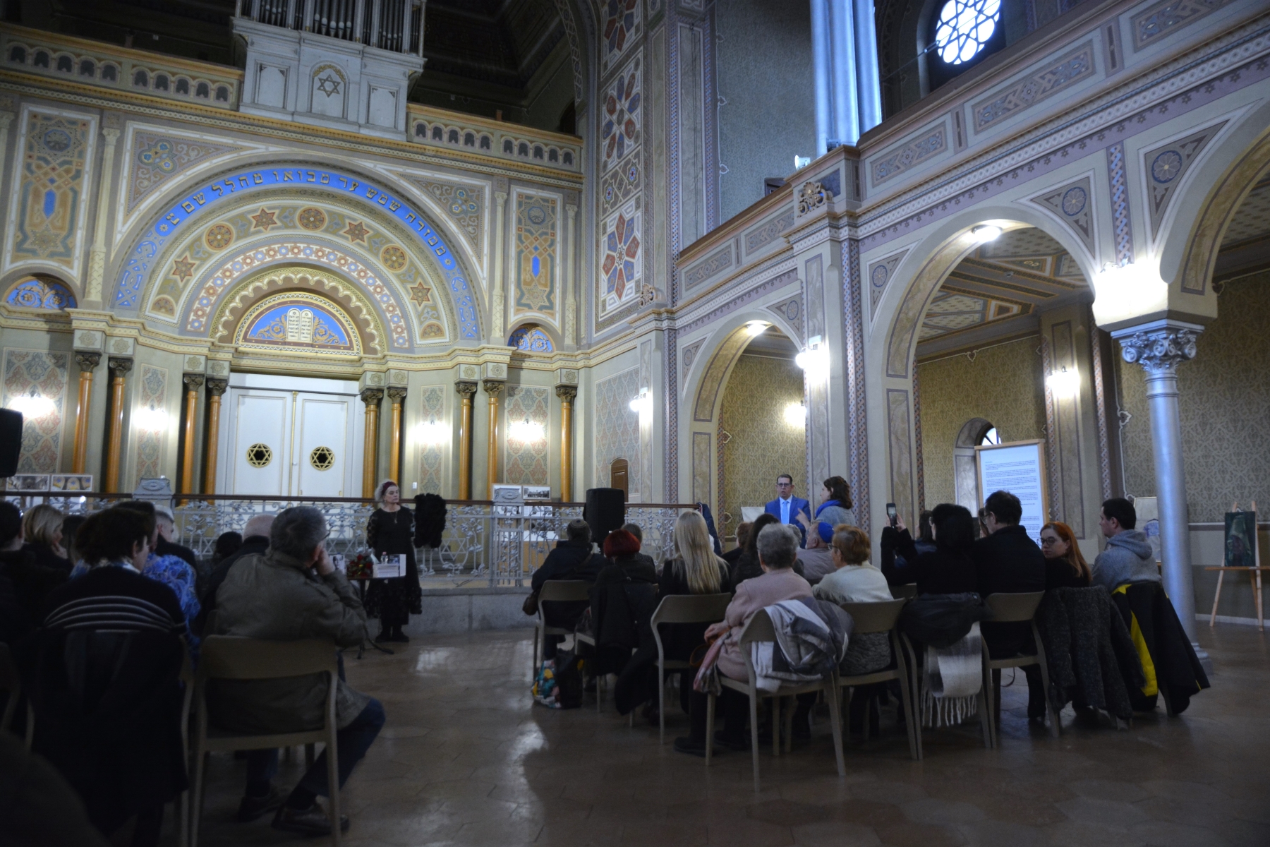 Maia Morgenstern la Sinagoga Sion (25)