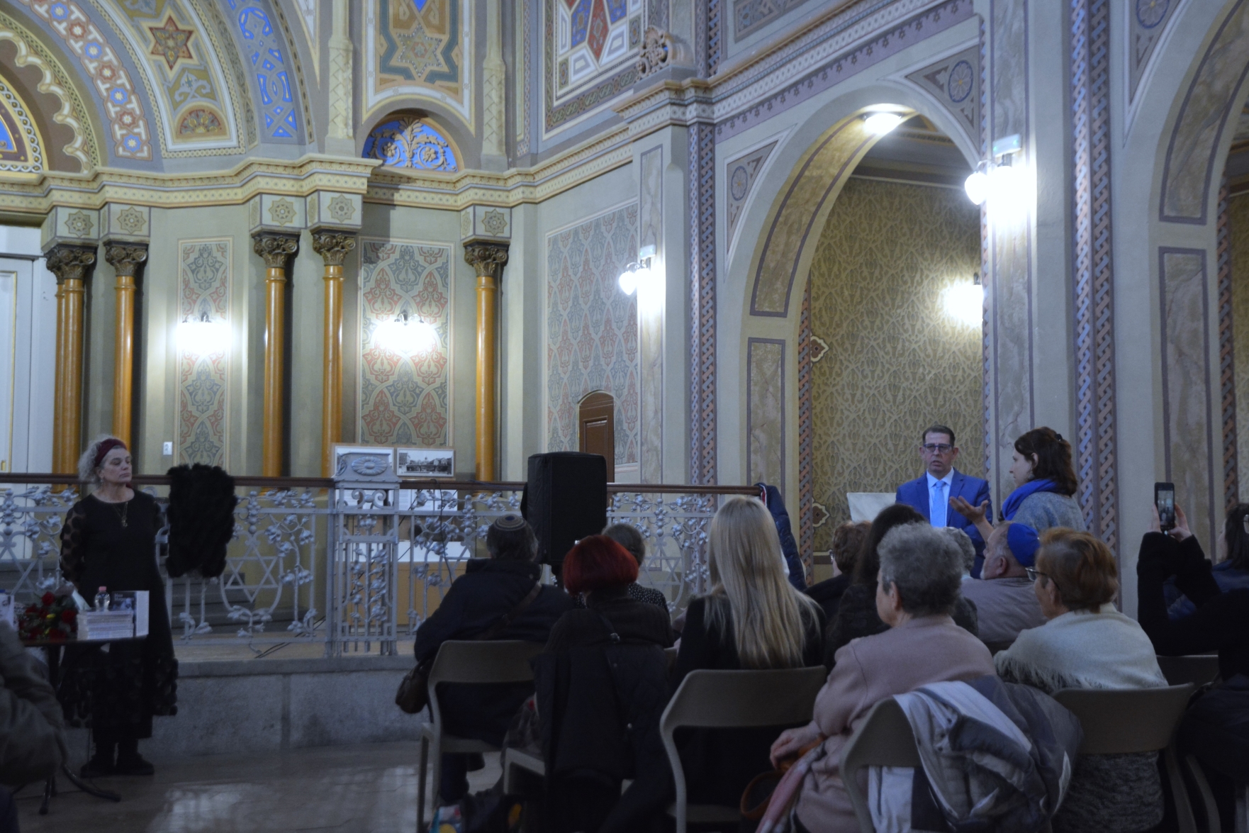 Maia Morgenstern la Sinagoga Sion (26)