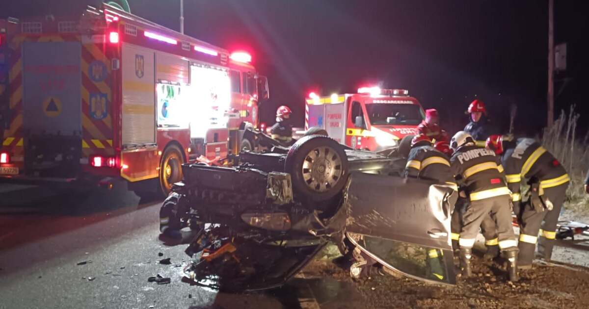 Accident pe DN 1, la ieșirea din Urvind: descoperirile polițiștilor  shockante!